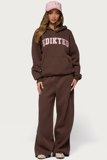 Edikted Glow Rhinestone Hoodie