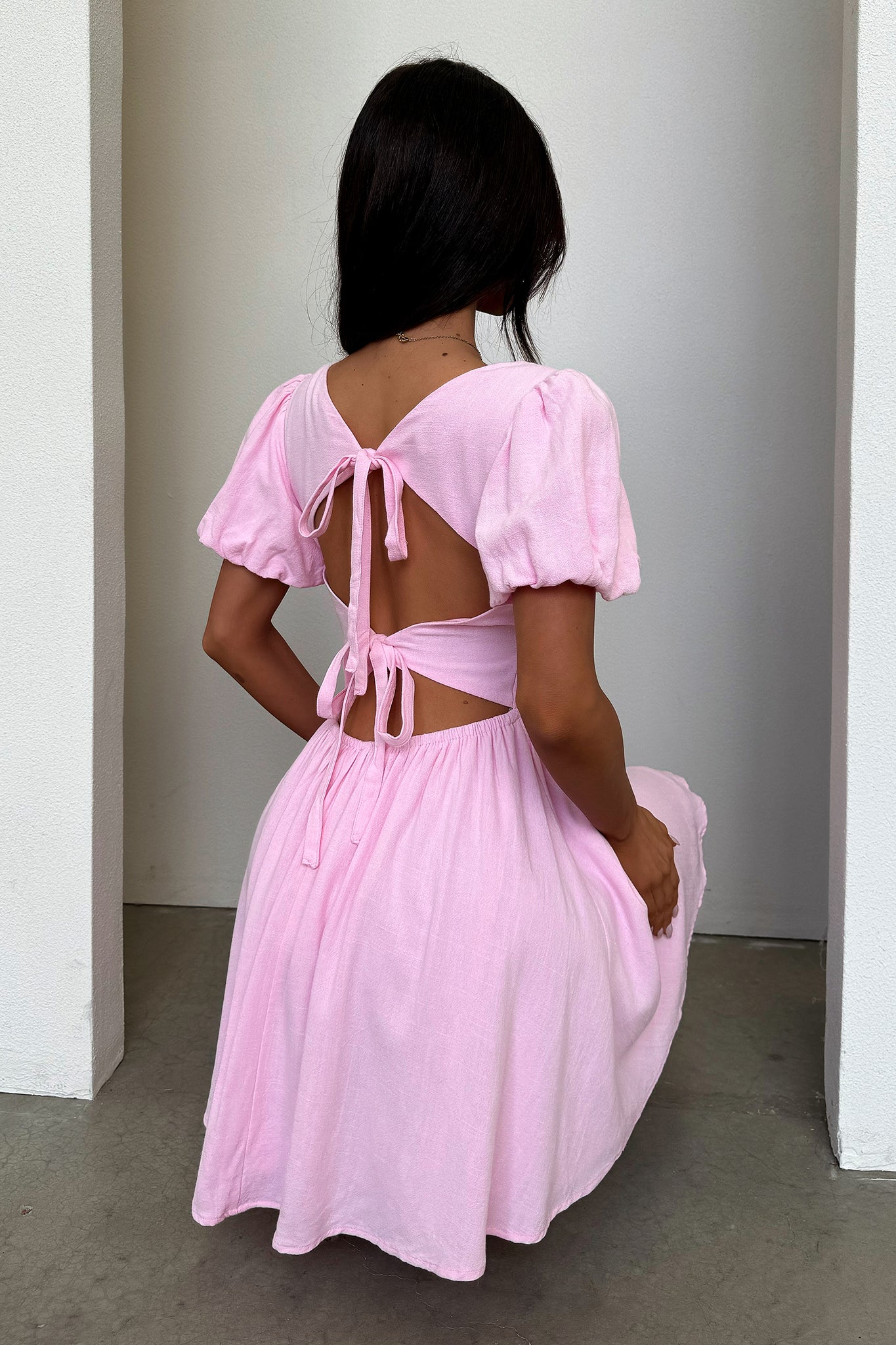 Whitney Mini Dress - Pink